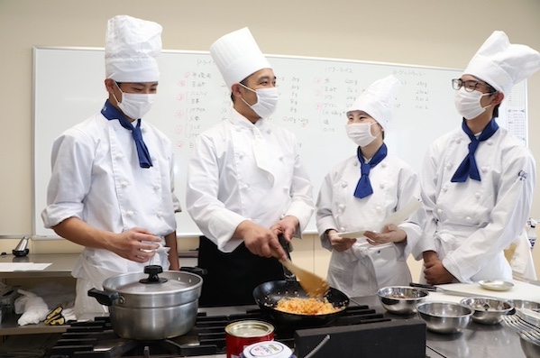 調理実習の様子